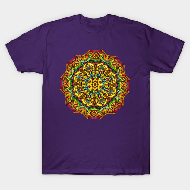 Autumn Mandala T-Shirt by Shumlosh